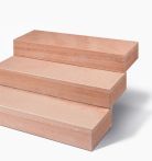 Seltra Blockstufe ARAVALLI geflammt 15x35 cm Terracotta-Orange Sandstein