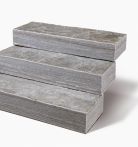 Seltra Blockstufe LUSERNA VALLEVERDE 15x35x100cm Grau-gelblich gemischt Gneis
