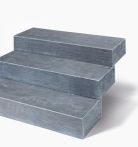 Seltra Blockstufe ROYAL BLUE antik 15x35 cm Dunkelgrau-bläulich Kalkstein