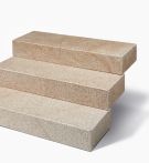 Seltra Blockstufe SOL geflammt 15x35 cm rötlich-Gelb-Grau Granit
