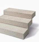 Seltra Blockstufe SOL gestockt 15x35 cm Gelb-Grau Granit