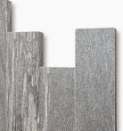 Seltra Palisade BIASCA satiniert Silbergrau-liniert Gneis