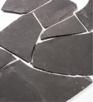 Seltra Polygonalplatte Basalt ANDEN Stärke: 1,5-2,5 cm Schwarz