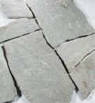 Seltra Polygonalplatte HELLAS Dunkelgrau-Grün Silikatmarmor