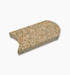 Seltra Mähkante SOL geflammt rötlich-gelb-Grau Granit 3x12x24 cm