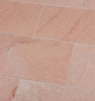 SeltraTerrassenplatte ARAVALLI geflammt Terracotta-Orange Sandstein