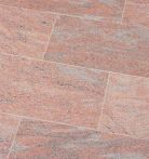 Seltra Terrassenplatte MINTRA satiniert Rot gewolkt Gneis