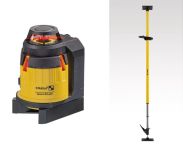 Stabila Multilinien-Laser LAX 400 + LT30 mit Laser-Teleskopstüzte - roter Laser