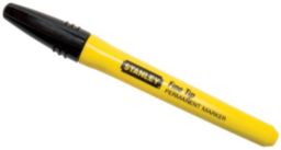Stanley Permanentmarker schwarz fein 2 Stueck SB Art.-Nr.: 0-47-316
