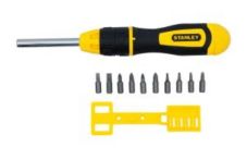Stanley Bitschraubendreher+10 Bits Ratsche Art.-Nr.: 0-68-010