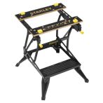 Stanley STANLEY Workmate mit Bambus-Arbeitsplatte und dualer Arbeitshöhe, belastbar bis 250kg