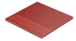 Ströher Treppenstufe TERRA patrizierrot 24x30cm R11/B 9320-215