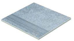 Ströher Treppenstufe ROCCIA grigio 30x30cm R10/A 8131-840