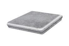 Ströher Eckstufe ROCCIA grigio 35x35cm R10/A 9331-840