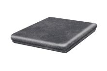 Ströher Eckstufe ROCCIA nero 35x35cm R10/A 9331-845