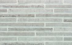 Ströher Klinkerriemchen RIEGEL 50 7756-452 silber-grau 49x4cm look used