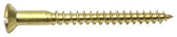 SWG Holzschraube Linsenkopf Messing blank DIN 95