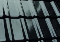 teamline FRUNA Ton-Flachdachziegel schwarz engobiert (LG:SH)