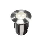 Garden-Lights Einbauleuchte Alpha 0,5W weiß/edelstahl