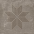 VT WONEN Terrassenelement Solostone Dekor Earth Star Anthrazit/Grau 70x70x3,2 cm