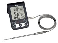 TFA Grill-/Bratenthermometer digital Küchen-Chef schwarz (14.1512.01)