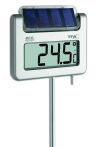 TFA Gartenthermometer Solar Avenue silber inkl. Batterie (302026)