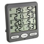 TFA Funk-Thermo-Hygrometer mit 3 Sender Anthrazit (30.3054.10)