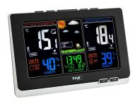 TFA SPRING Funkwetterstation ohne Batterie inkl. Sender schwarz (35.1129.01)