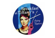 TFA Wanduhr CINEMA LEGENDS Andrey Hepburn Glas Durchmesser 30 cm (60305910)