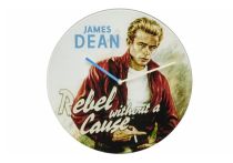 TFA Wanduhr CINEMA LEGENDS James Dean Glas Durchmesser 30 cm (60305912)