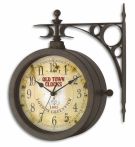 TFA Wanduhr und Thermometer Nostalgie wetterfest (603011)