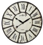 TFA Wanduhr Vintage XXL römische Ziffern Metallzeiger Ø 60 mm (60303902)