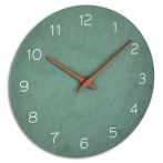 TFA Wanduhr MDF Holzfaser Durchmesser 297mm Zeiger auch aus Holz (60.3054.04)