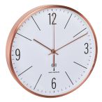 TFA Funk-Wanduhr Rahmen Kupfer Durchmesser 300mm  (60.3534.51)