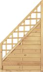 Sichtschutzzaun Maxi-Massiv-Ranki-Ecke grün 90 x 150/90 cm