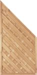 Sichtschutzzaun Maxi-Diagonal Ecke grün 90 x 180/90 cm