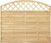 Sichtschutzzaun Maxi-Bogen Ranki grün 180 x 150/130 cm