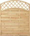 Sichtschutzzaun Maxi-Doppelbogen 1 grün 150 x 180/160 cm Hochbogen