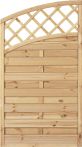 Sichtschutzzaun Maxi-Doppelbogen 1 Abschluß grün 90 x 160/140 cm