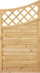Sichtschutzzaun Maxi-Doppelbogen 2 Abschluß grün 90 x 160/140 cm
