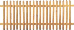 Vorgartenzaun Senkrechtzaun braun 250 x 100 cm Latten 55 mm