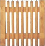 Vorgartenzaun Tor für Senkrechtzaun 100 x 100 cm Latten 55 mm