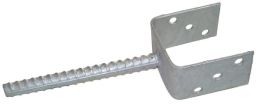 Bodenanker, leicht 9 x 9 cm feuerverzinkt, für Pfosten 9 x 9 cm