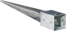 Einschlagbodenhülse 71 x 71 x 900 mm feuerverzinkt, für Pfosten 7 x 7 cm