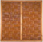 ÄTNA Weidengeflechtzaun 180 x 180 cm, braun gebeizte Weide