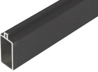 NORDERNEY-Serie WPC-Steckzaunsystem Anthrazit Start- & Abschlussleiste 20 x 40 x 1795 mm