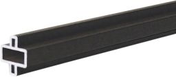 NORDERNEY-Serie WPC-Steckzaunsystem Design-Zwischenleiste in Anthrazit,  20 x 10 x 1795 mm