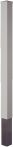 LIGHTLINE KS Pfosten silbergrau 9 x 9 x 240 cm inkl. Pfostenkappe