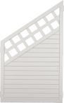 LIGHTLINE KS-Zaun Ranki Ecke  90 x 150/90 cm Füllung weiß / Rahmen weiß