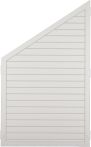 LIGHTLINE KS-Zaunelement Ecke 90 x 150/90 cm Füllung weiß / Rahmen weiß